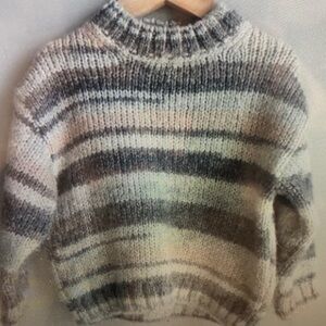 Cozy Striped Kids Sweater